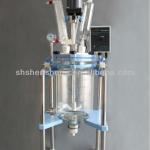 JR-S5 5L Glass Chemical Reactor, PTFE Valve, Borosilicate Condenser