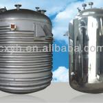 Outside-coil chemical reactor tank, mixing, hydrolysis