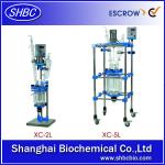 High quality jacketed double glass reactor