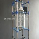 JR-S20 20L Jacketed Agitated Reactor, PTFE Valve, Borosilicate Condenser, EX Proof