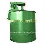 Double impeller leaching tank for gold ore