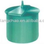 Double impeller leaching and agitating tank