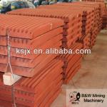 High manganese fix jaw plate