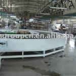 180 degree belt conveyor system for furniture prodution line