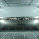 Water curtain spray booth
