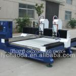 CHAODA high stability furniture making cnc router With double heads for flat carving/plane engraving