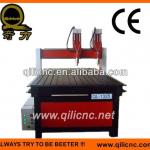 Funiture engraving cnc router QL-1325 with 2 heads