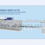 automatic 40-120piece baby wet wipes tissue making machine
