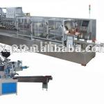 Fully-automatic wet wipe folding processing line