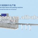 DH-10F Full automatic wet paper baby wet wipes tissue folding machine