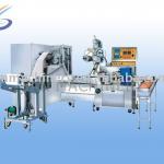 Single sheet wet tissue machine