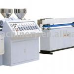 Multi-color drink straw extrusion line