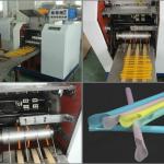 Practical full automatic plastic spoon straw making machine
