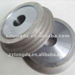 Triple OG edge glass diamond grinding wheel for glass processing