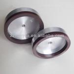 Glass useing resin grinding wheel for bavelloni