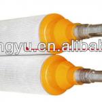 steel against steel embossing roller