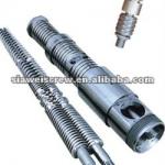 Plastic extruder screw