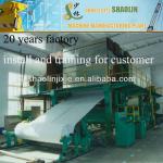 China advanced small and middle factory use toilet paper manufacturing machine from 20 years shaolin factory