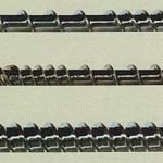 Mitsuba screw connected firmly with spline hub for generation of strong compression power