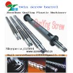 extruder bimetallic parallel twin barrel extruder machine screw barrel double screw barrel