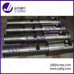 Conical twin screw barrel / conical double screw cylinder for PVC