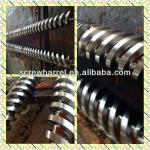 25/53 to 90/184 different direction to outside conical twin screw barrel