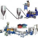 Waste PP PE Double Stage Plastic Recycling Granulator