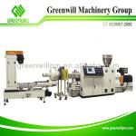 Double stage granules line for clean materials