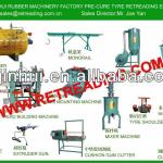 Cold Tire Retreading Equipment-Complete plant