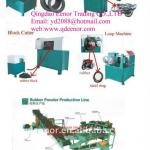 semi-auto waste tyre recycling machine