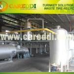 2013 Latest continuous waste tyre recycling pyrolysis plant