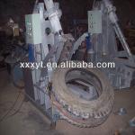 manufacturer waste tyre cutting machine for pyrolysis