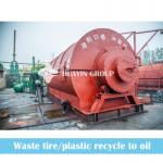 Waste Tire Recycled Plant to Diesel/Used Tire Pyrolysis Machine With 30 Technicians