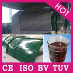 European standard waste plastic pyrolysis oil refining system