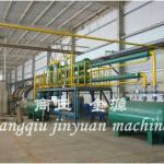 eletronic waste tire pyrolysis machine (no pollusion)