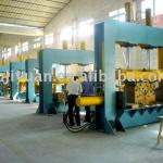 RF plywood bending hot press