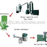 Wood Waste Reuse Machinery High efficiency wood briquette machine best price with CE