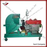 Surri Low noise and high output diesel wood shaving crusher