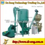 Complete line wood pellet machine for animal feeding