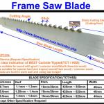 Frame Saw Blade FSB-001