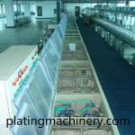 continous brush plating line with Ni,Au,Sn