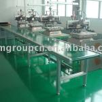 pvc belt conveyor system with aluminum profile frame