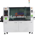 wave soldering machine LF250/Dual waves are generated by titanium alloy wave nozzles.