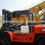 used folklift komatsu FD100 komatsu 10 ton, used forklifts in Shanghai China