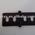 Powder coating sewing machine hinges